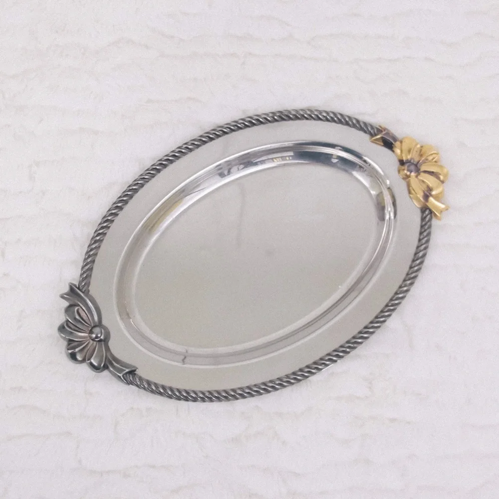 Oneida Stainless Steel Bow Platter